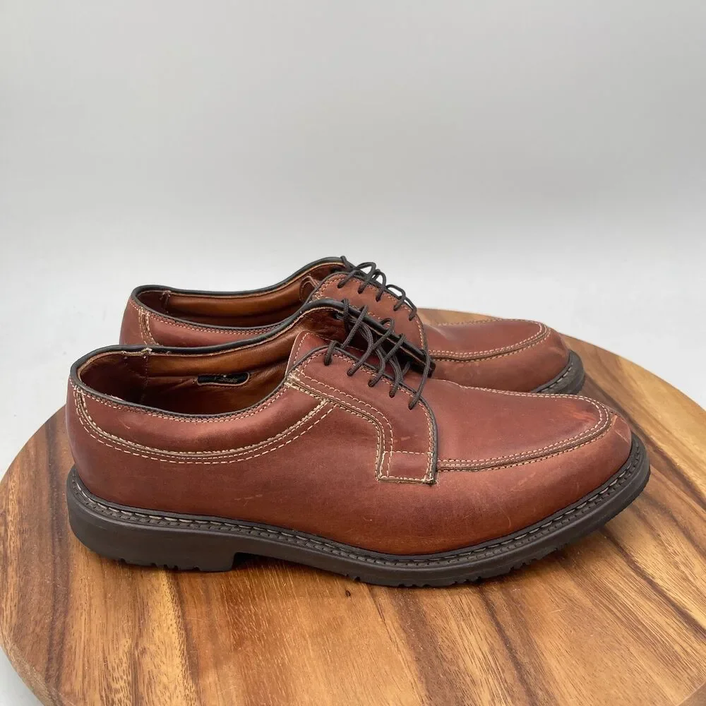 Allen Edmonds Wilbert Oxfords Mens Size 9 D Brown Split Toe Oxford Dress Shoes